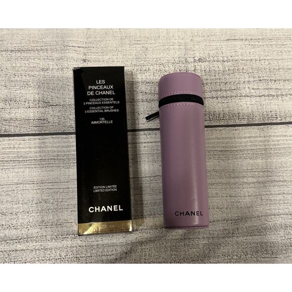CHANEL LES PINCEAUX - 135 Immortelle Purple 3 Essential Brushes / NEW IN BOX!! - Picture 8 of 12